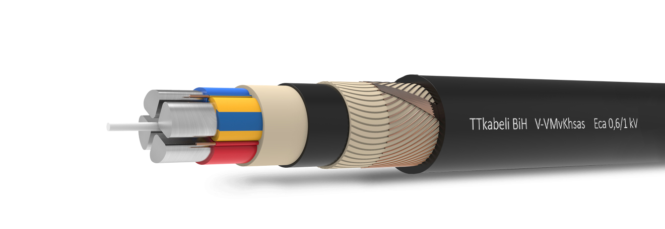 Kvasa Cable V-VMvKhsas – TT cables :: Power cables for voltage up to 1kV